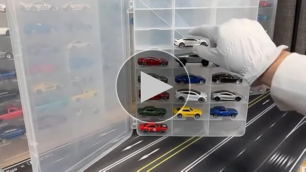 Amazon.com: ZZFENGKR Portable Transparent Double Sided Storage