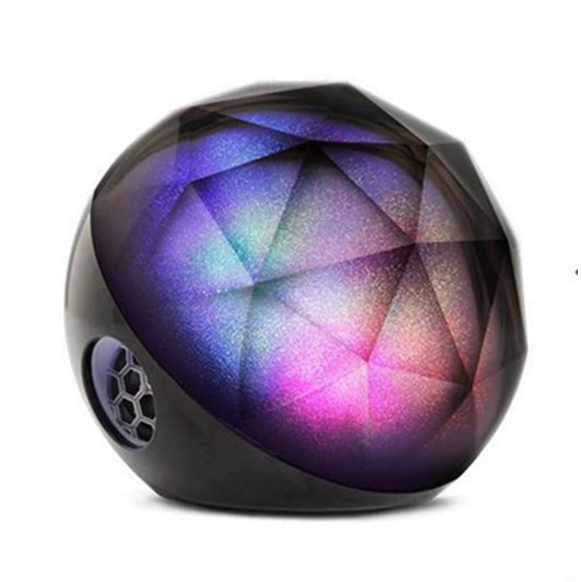 ALMEKAQUZ Diamond Wireless Speaker Ball, 5.0Bluetooth 360°Sound TWS RGB Light Indicator Portable 12-Hour Playtime