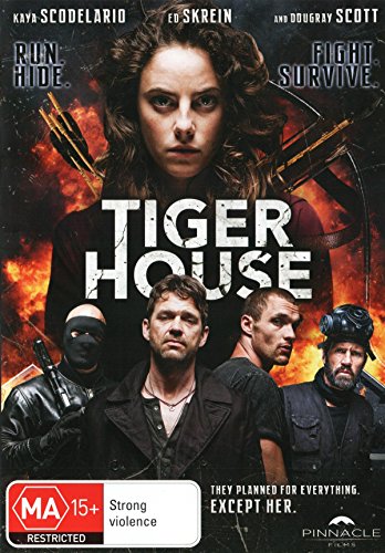 Película en disco Tiger House 2015 edición australiana para cinéfilos angloparlantes 2