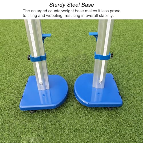 image for LYUCAYHQ Competition Training High Jump Stands, 1 Pair 50 to 260 Cm Ad