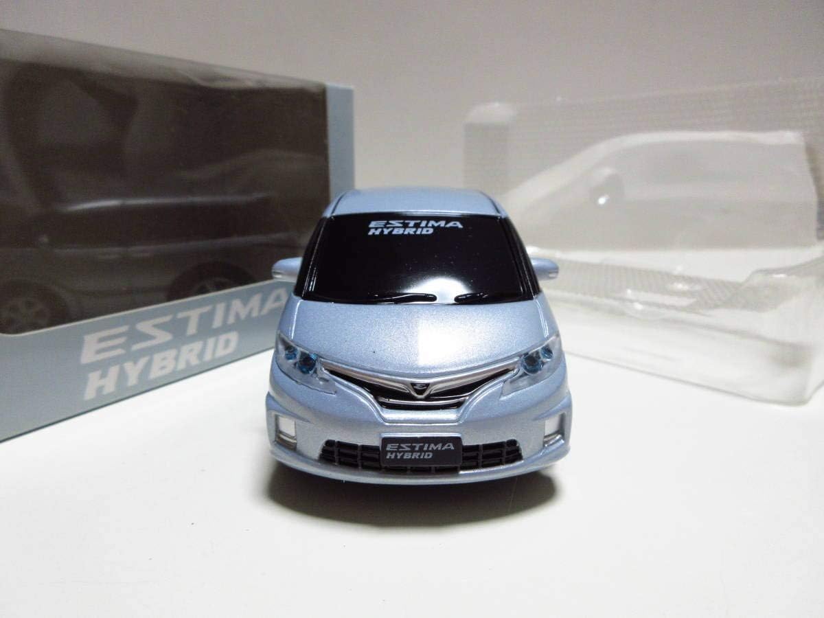 トヨタ 2代目エスティマハイブリッド ESTIMA プルバックカー ミニカー ライトブルー カラーサンプル