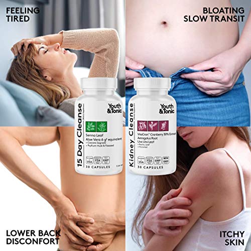 Youth & Tonic Y&T-COLONKIDNEYWATER-30+30+30 Diuretic Full Body Cleanse Detox Pills thumb #3