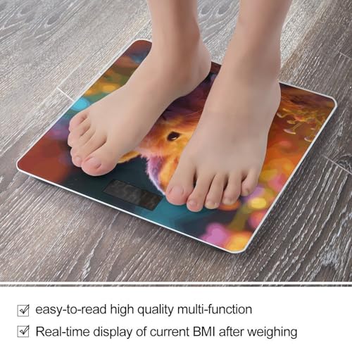 Báscula digital corporal Lovely Animal 180 kg con pantalla LCD miniatura 5