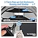 EighteenTek® Catio Outdoor Cat Enclosure 3-Tier Pop up Cat Tent Playpen | Portable Kitten Catio Tower | Pet Playpen Indoor/Outdoor Cats Enclosed | Play Tents for Patio Balcony Courtyard Camping