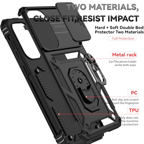Coque de protection militaire Samsung Galaxy A37 5G avec béquille intégrée - 7