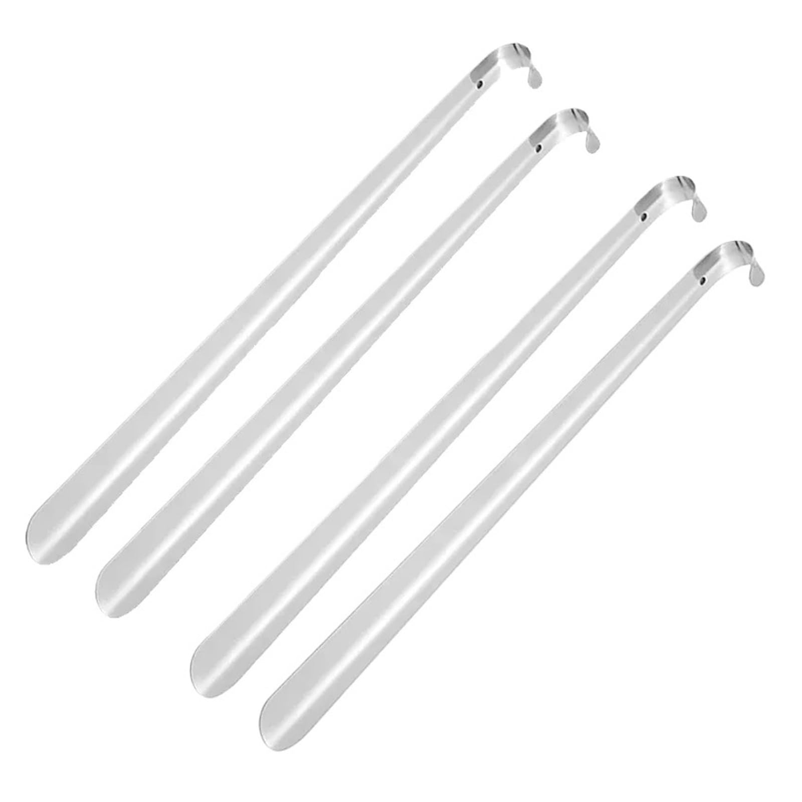 Calzador 80cm Extra largo cuerno de zapato acero inoxidable Metal plateado removedor zapatos levantador calzador ayuda antideslizante tirar herramienta Shoespooner