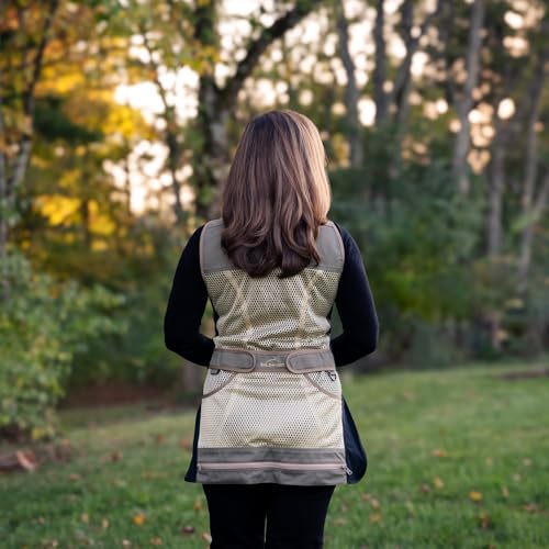 Wild Hare Shooting Gear Womens Comfort Fit Mesh Vest, Sage and Khaki4