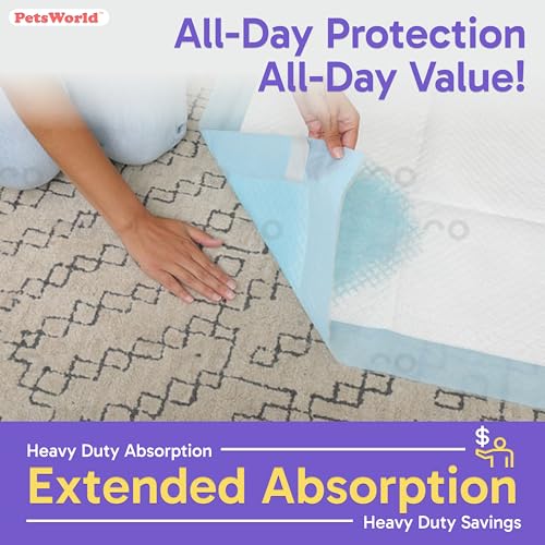 Image of Pee Pads for Dogs 37x54 Fresh Scented | Dog Training Pads 25 Count | Fresh scented, 37x54 in, XXXL, 25 pack, 5-layer leak-proof, waterproof backing, adhesive tabs, giant breeds