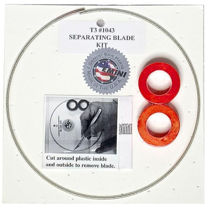 Gemini Taurus 3 Separating Wire Blade .050 – Internal Cut Ring Saw Blade – Omni-Directional