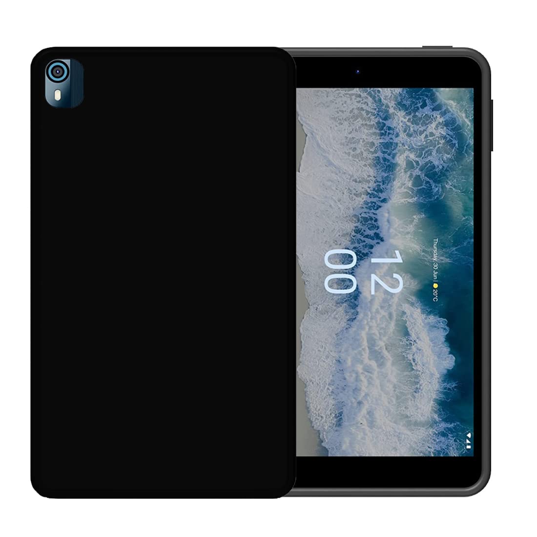 Zaoma Matte Design Soft Silicon Back Case Cover for Nokia T10 Tablet 8" TA-1462 - (Matte Black) (B0BHZ3Z1WG) Amazon Price History, Amazon Price Tracker