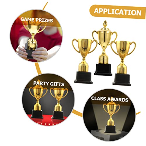 Sosoport 9 Pçs Troféu Troféu De Plástico Brinquedos De Decoração Para Crianças Troféu Prêmio Troféu