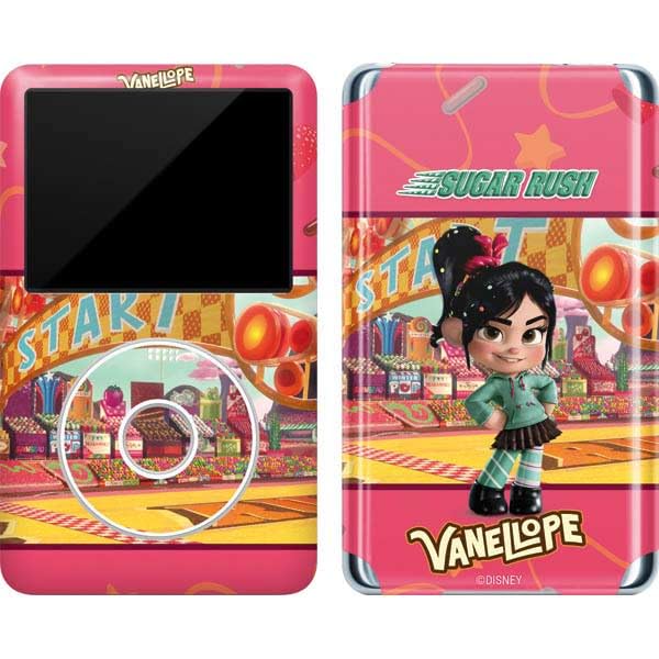 Skinit Decal MP3 Player Skin Compatible with iPod Classic (6th Gen) 80GB - Officially Licensed Disney Wreck-it Ralph Vanellope Sugar Rush Design
