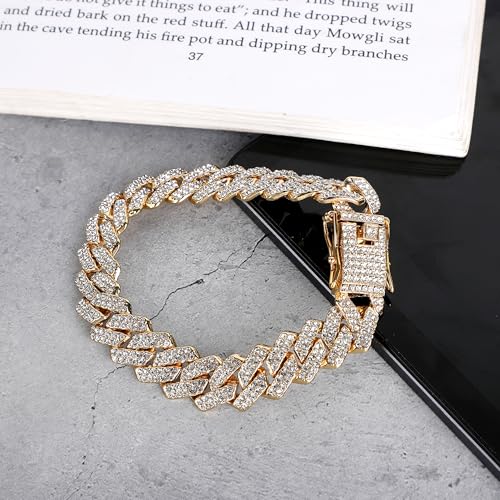 Image of Fashion Frill Bracelet For Men Women American Diamond Studded Bracelets For Women Girls Men Boys Jewellery