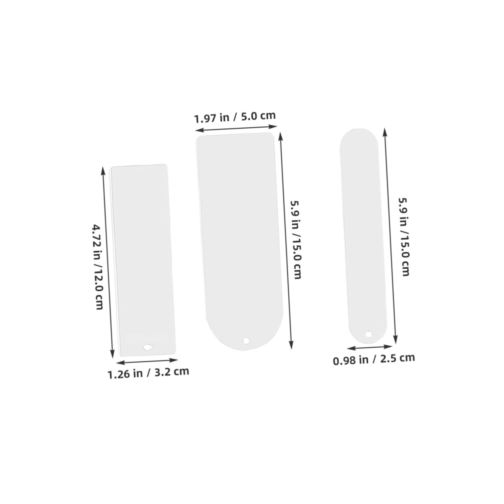 jojofuny Marcapáginas Acrílicos Transparentes Kit DIY y Redondo con Borlas Suministros para Manualidades y Bricolaje para Maestras y Decoración de Libros