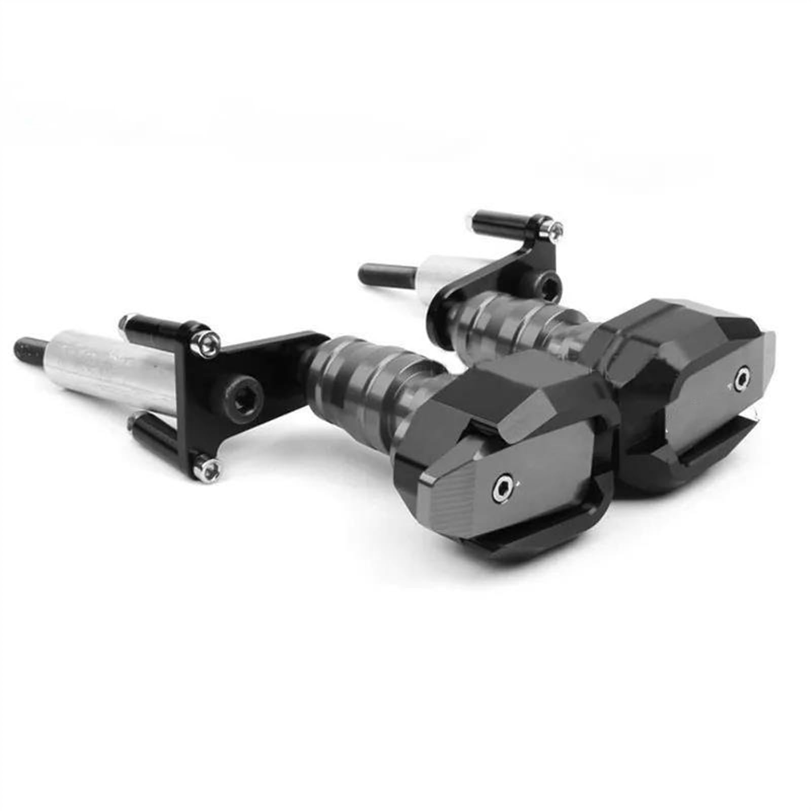 Tamponi Paratelaio Protezione anticaduta Per KAWASAKI Per Z400 2018-2023 Moto Protezione Dalla Caduta Paratelaio Carenatura Guard Crash Pad Protector(Titanio)