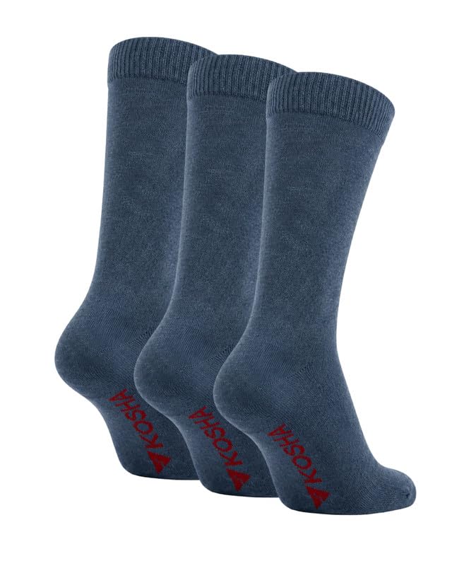 kosha Men's Classic Merino Wool Socks for -20°C to 5°C | Pack of 3 | Luxurious Warmth, Moisture-Wicking | Versatile Use & Engineered for Sub-Zero Temperatures-picture-27