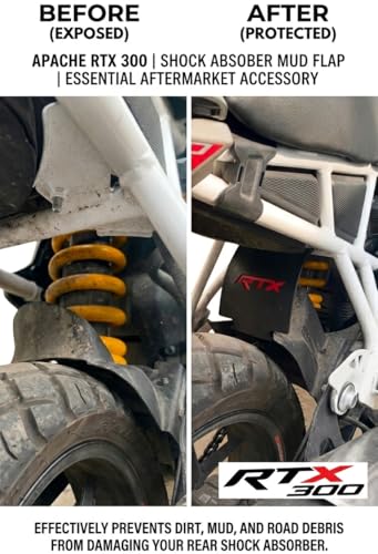 Image of RTX 300 Mudguard and Mud Flap by MM Customs - Heavy Duty Splash and Shock Protector