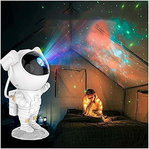 Astronaut Light Projector - Astronaut Galaxy Projector with Timer & Remote Control, USB Powered Spaceman Projector Lamp, 360° Adjustable Astronaut Starry Night Light Projector for Room Decoration