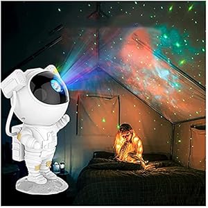 Astronaut Light Projector – Astronaut Galaxy Projector with Timer & Remote Control, USB Powered Spaceman Projector Lamp…
