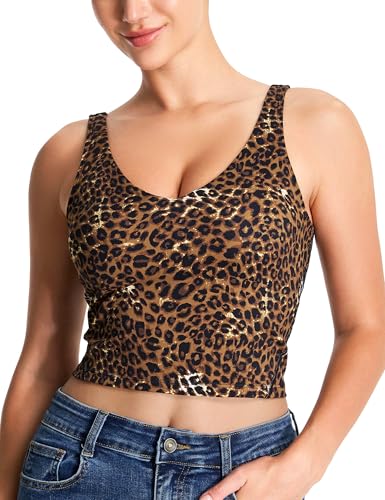 THE GYM PEOPLE Womens' Sports Bra Longline Wirefree Padded...