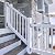 Steel DN Mate 20 PCS Deck Railing Bracket Connectors for 2x4 (Actual 1.5”x3.5”) Wood Post to Handrail Connection, Sturdy Nylon Stair Fence Railing Connectors with Coated Wood Screws,Drill Bit