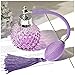 H&D Empty Crystal Vintage Perfume Replacement Spray Bottle Atomizer Luxury Series (Purple)