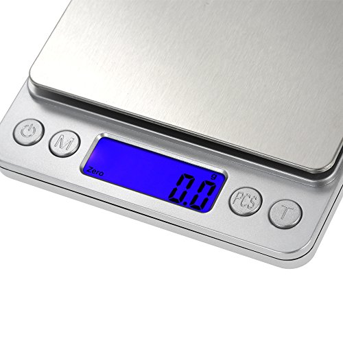 Decdeal 3000g / 0.1g Exato Balança de Cozinha de Alta-precisão Escala de Jóias Mini Escala de Alimen