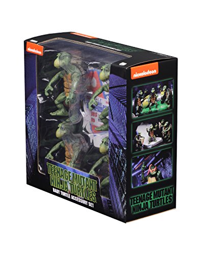 Neca - Teenage Mutant Ninja Turtles (1990 Movie) - 1/4 Scale Action Figures - Baby Turtles Set #TOP3