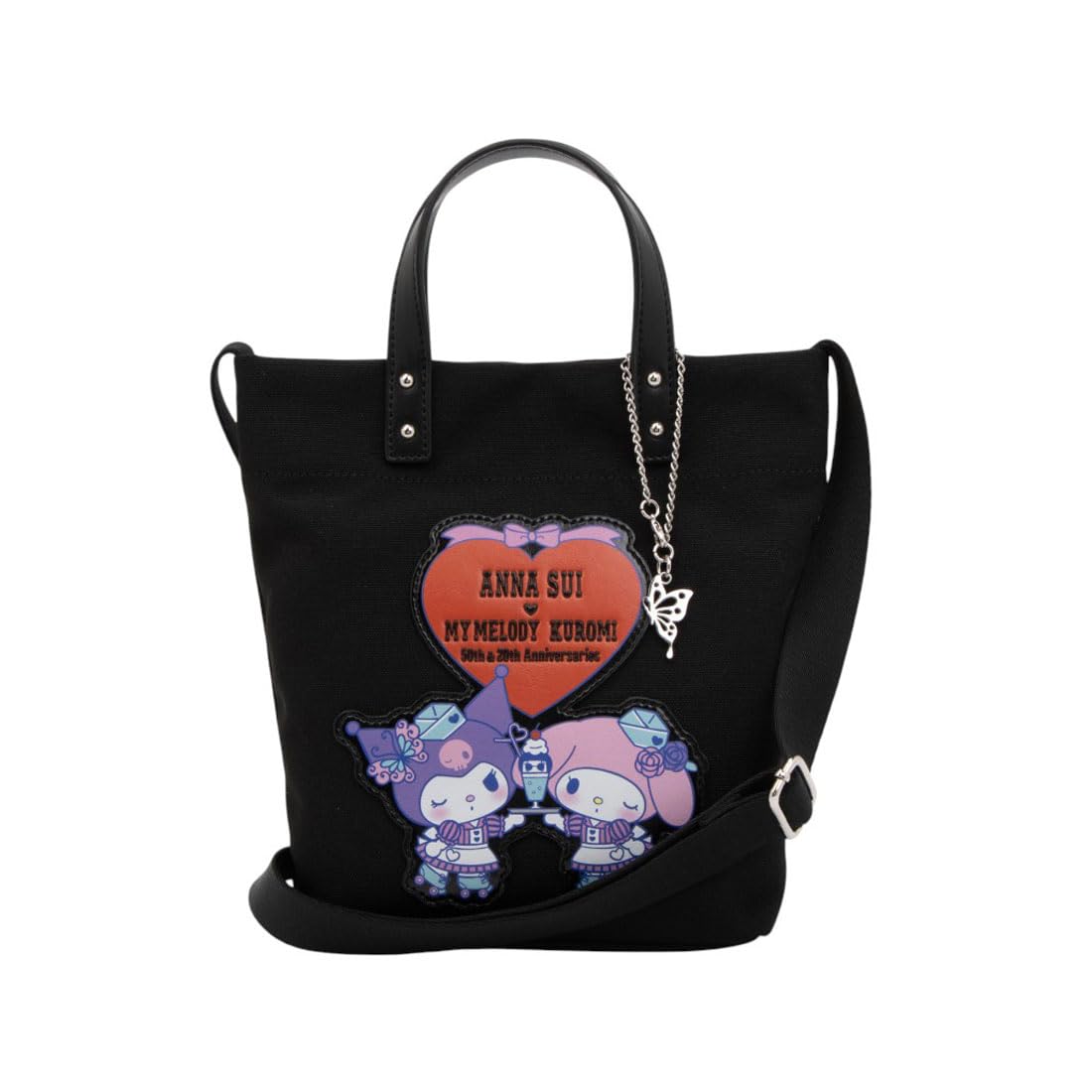 Amazon | ANNA SUI × MY MELODY & KUROMI ミニショルダー | ANNA SUI