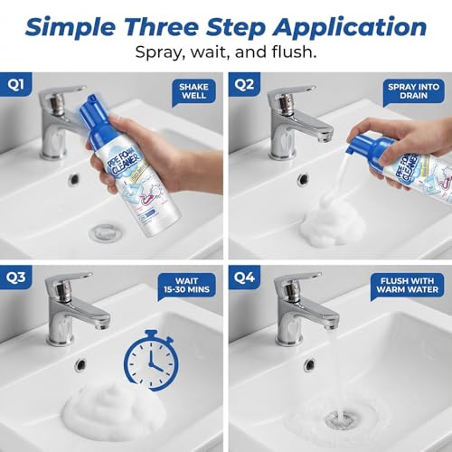 Drain Cleaner Foam, 2026 New Drain Clog Remover miniatura 6