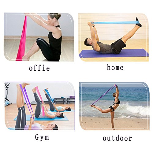 Osa Exercise Band, Long Resistance Bands, Sport Yoga Elastic Bands Natural Latex Elastic Exercise Equipment for Physical Therapy, Pilates, Stretch, Yoga, Strength Training Workout.
