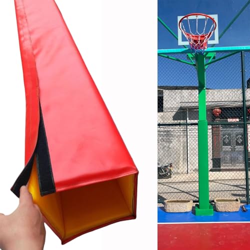 5.9�t�B�[�g �X�N�G�A�|�[���p�b�h �|�[�����ݍ��ރ\�t�g�p�b�h �o�X�P�b�g�{�[���̃|�[���p�t�H�[���|�[���v���e�N�^�[�p�b�h(Red,11"x11"(28x28cm))