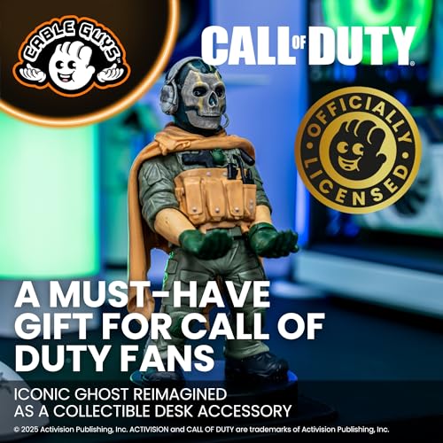 Cableguys Call of Duty Ghost Warzone Controller Holder & Phone Stand - Gaming Accessories for Room and Desk Setup, Holder Compatible with Xbox, PlayStation & Most Standard Game Controllers - Image 3