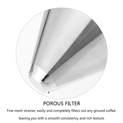 1 Unidade Filtro De Café Funil De Café Filtro Gotejamento Despeje Sobre o Gotejador De Café Gotejado