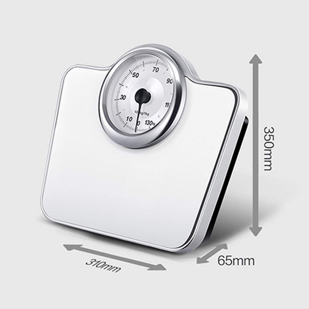 Body Weight Bathroom Scale - Manual Mechanical Analog Weighing Scale,Professional Extra-Large Dial Precision Scale,Capacity 136Kg,for Home Office