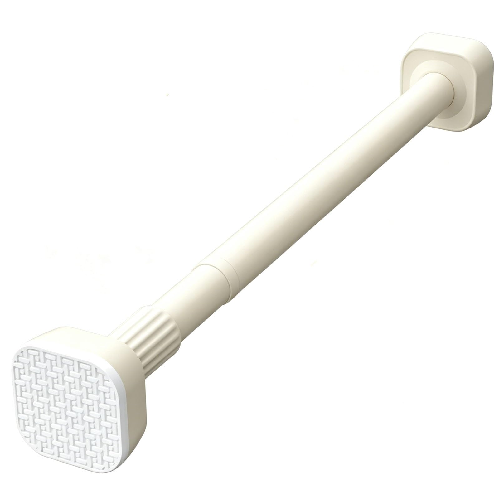 Closet Rods for Hanging Clothes, Spring Tension Curtain Rod, Easy to Install Without Drilling, for Shower, Window, Closet, Cabinet(Beige,150-220cm/59-87in)