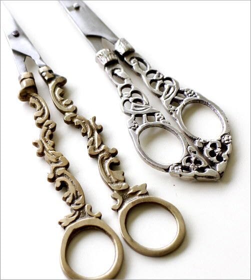 Amazon.co.jp: はさみ ハサミ おしゃれ アンティーク シザー オブジェ