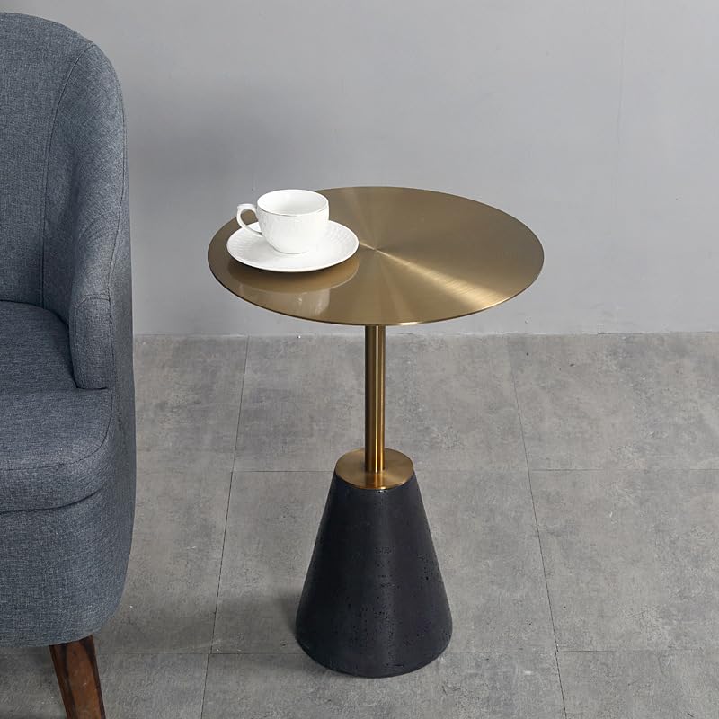 Sofa Home Small Apartment Table Round Stylish Cement Side Table Simple Creative Small Size Coffee Table Sofas for Living Room