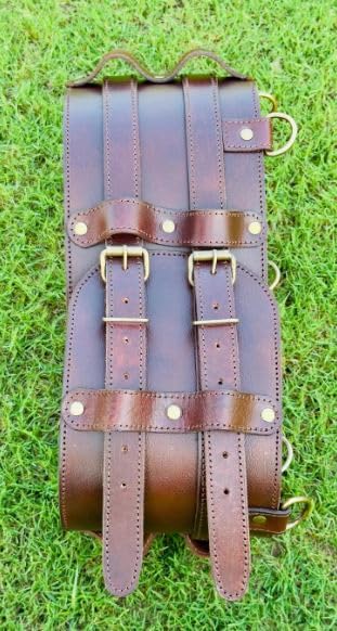 Genuine Leather Mens Wide Corset Belt4