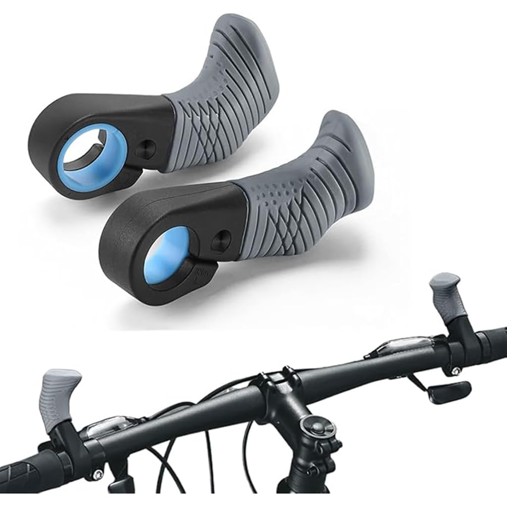 Fahrradlenker Daumengriffe für Cube Stereo Hybrid 120 Pro 2021, Fahrradgriff Daumenhalter, Leicht Verstellbare, Lenkergriffe Fahrradd Ergonomisch,B Sport & Freizeit