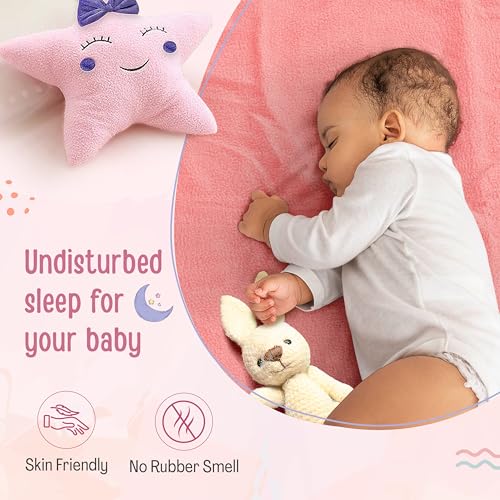 LuvLap Instadry Anti-Piling Fleece Extra Absorbent Quick Dry Sheet for baby, Baby Bed Protector, Waterproof baby sheet, Small size 50x70cm, Pack of 2, Sky Blue & Salmon Rose (Image - 4)