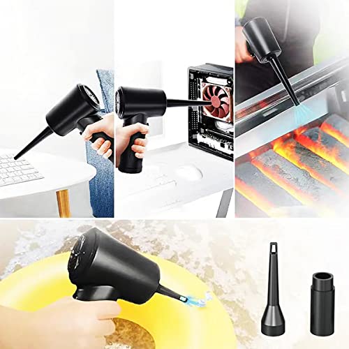 Mostop Compressed Air Duster - Keyboard Cleaner For Office, 3-Gear To 51000Rpm Electric Air Duster 6000Mah Rechargeable Car Duster Cordless Dust Blower For Computer #TOP4