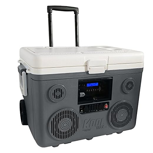 TUNES2GO KoolMAX Cooler Audio System & Power Station (Grey)