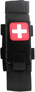 Porta Torniquete Tático para Colete Modular, Sistema de Fixação Molle, Equipamento IFAK APH, Uso em Primeiros Socorros