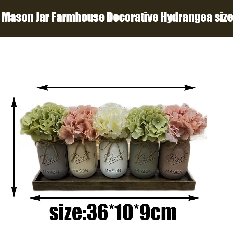 Centrotavola con fiori artificiali composto da peonie rosa ortensie e rami di pampas 30 cm - Tonino Fiori Design