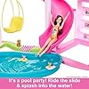 Barbie Dreamhouse, Pool Party Doll House with 75+ Pieces and 3-Story Slide, House Playset, Pet Elevator and Puppy Play Areas #3