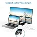 iSkey Magnetic USB C Adapter 20Pins Type C Connector, Support USB PD 100W Quick Charge, 10Gb/s Data Transfer and 4K@60 Hz Video Output Compatible with MacBook Pro/Air and More Type C Devices (Grey)