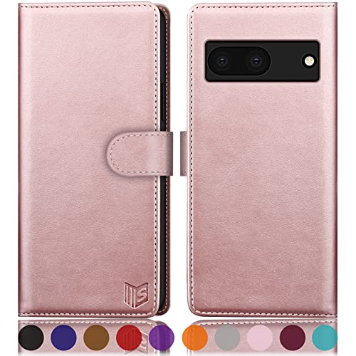 Housse Google Pixel 7A SUANPOT Or rose idéale pour vos sorties et voyages