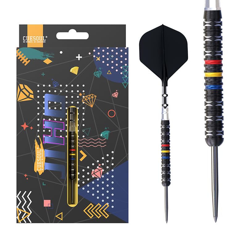 CUESOUL JIHO S3 21g Steel Tip 90% Tungsten Dart Set with Titanium