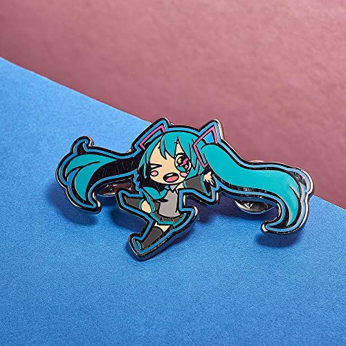 Numskull Pin Kings Hatsune Miku, Kagamine Rin, Kagamine Len, Megurine Luka, Meiko, And Kaito Figure Pin Badge Set - Set Of 6 Piapro Characters - Official Hatsune Miku Merchandise #TOP2